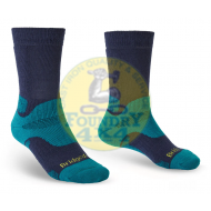 Bridgedale Men's Hike Midweight Merino Performance Boot Socks Petrol/Navy L